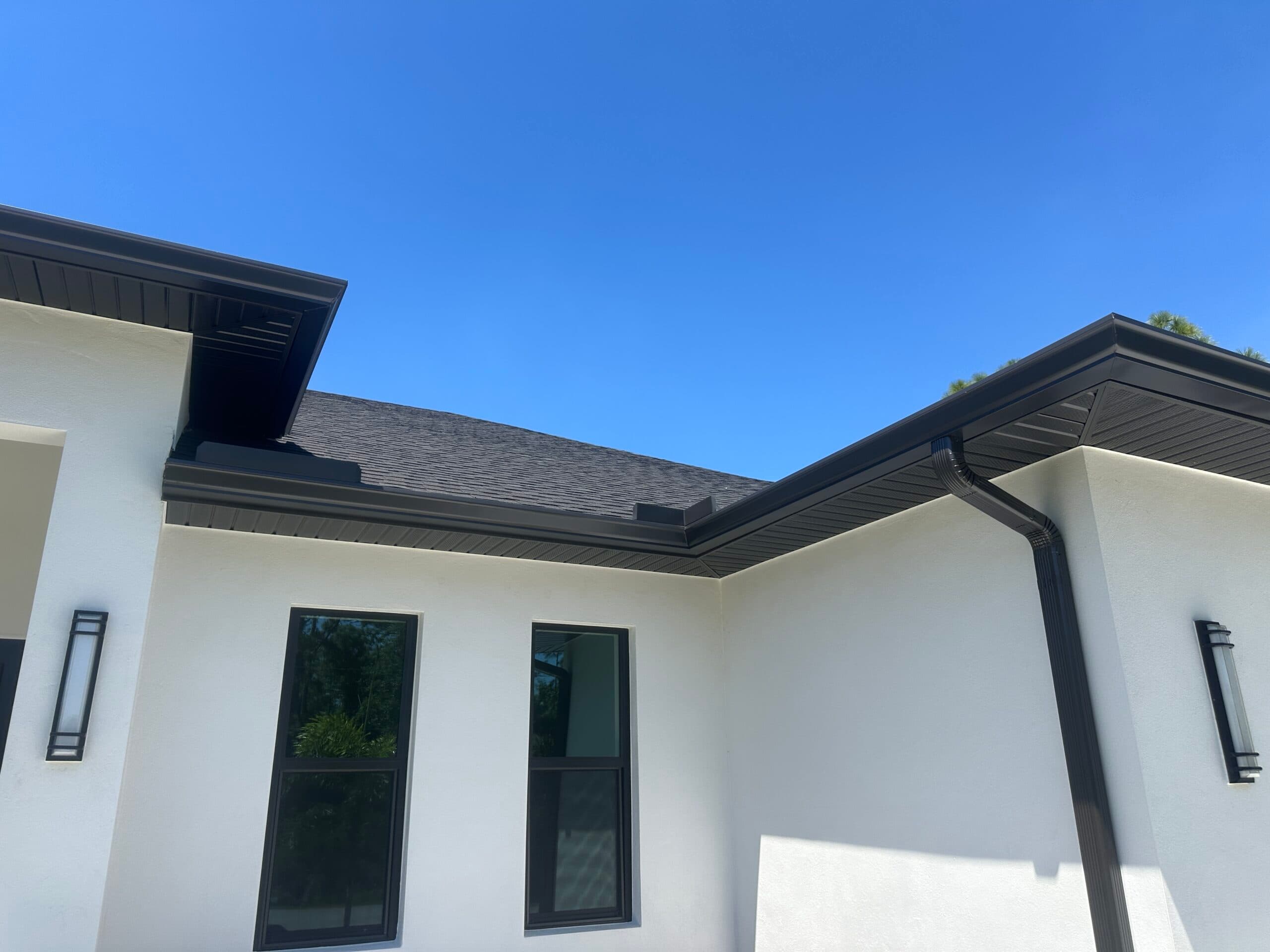 Commercial gutter installation